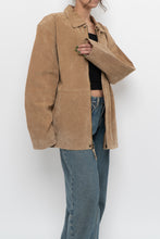 Load image into Gallery viewer, Vintage x STORMTECH Beige Suede Leather Jacket (S-L)