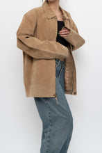 Load image into Gallery viewer, Vintage x STORMTECH Beige Suede Leather Jacket (S-L)
