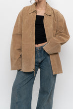 Load image into Gallery viewer, Vintage x STORMTECH Beige Suede Leather Jacket (S-L)