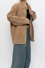 Load image into Gallery viewer, Vintage x STORMTECH Beige Suede Leather Jacket (S-L)