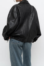 Load image into Gallery viewer, Vintage x DANIER LEATHER Classic Black Leather Bomber (XS-M)