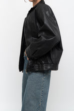 Load image into Gallery viewer, Vintage x DANIER LEATHER Classic Black Leather Bomber (XS-M)