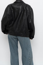 Load image into Gallery viewer, Vintage x DANIER LEATHER Classic Black Leather Bomber (XS-M)
