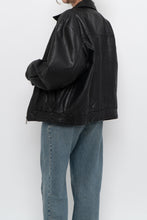 Load image into Gallery viewer, Vintage x DANIER LEATHER Classic Black Leather Bomber (XS-M)