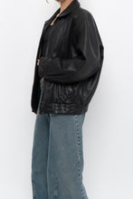 Load image into Gallery viewer, Vintage x DANIER LEATHER Classic Black Leather Bomber (XS-M)