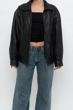 Load image into Gallery viewer, Vintage x DANIER LEATHER Classic Black Leather Bomber (XS-M)