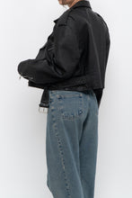 Load image into Gallery viewer, Vintage x COSA NOVA Cropped Leather Biker Jacket (XS-M)