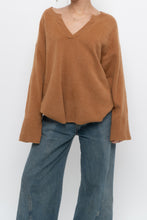 Load image into Gallery viewer, Vintage x Camel Oversized Cashmere Sweater (XS-L)
