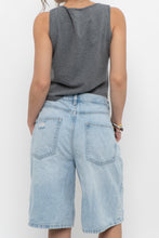 Load image into Gallery viewer, Vintage x Made in Hong Kong x BRAEMER Grey Cotton Sequin Cropped Tank (XS, S)
