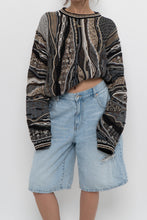 Load image into Gallery viewer, Vintage x Made in Canada x TUNDRA Black, Grey Cotton-blend Raised Knit (XS-XL)