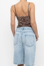 Load image into Gallery viewer, Vintage x Leopard Print Swim Cropped Tank (S, M)