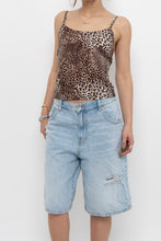 Load image into Gallery viewer, Vintage x Leopard Print Swim Cropped Tank (S, M)