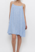 Load image into Gallery viewer, H&amp;M x Blue Striped Linen-blend Dress (S, M)