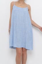 Load image into Gallery viewer, H&amp;M x Blue Striped Linen-blend Dress (S, M)