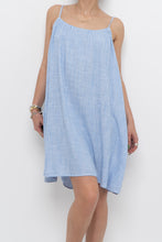 Load image into Gallery viewer, H&amp;M x Blue Striped Linen-blend Dress (S, M)