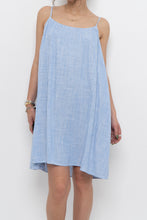 Load image into Gallery viewer, H&amp;M x Blue Striped Linen-blend Dress (S, M)