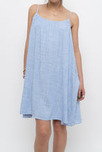 Load image into Gallery viewer, H&amp;M x Blue Striped Linen-blend Dress (S, M)