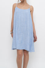 Load image into Gallery viewer, H&amp;M x Blue Striped Linen-blend Dress (S, M)