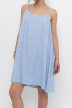 Load image into Gallery viewer, H&amp;M x Blue Striped Linen-blend Dress (S, M)
