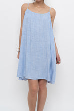 Load image into Gallery viewer, H&amp;M x Blue Striped Linen-blend Dress (S, M)
