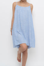 Load image into Gallery viewer, H&amp;M x Blue Striped Linen-blend Dress (S, M)
