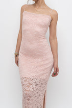 Load image into Gallery viewer, Vintage x Made in Canada x Baby Pink Lace Fitted Dress (S)