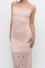 Load image into Gallery viewer, Vintage x Made in Canada x Baby Pink Lace Fitted Dress (S)