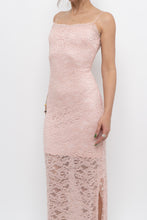 Load image into Gallery viewer, Vintage x Made in Canada x Baby Pink Lace Fitted Dress (S)