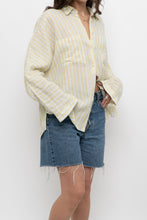 Load image into Gallery viewer, MASSIMO DUTI x Yellow Striped Cotton Buttonup (XS-M)