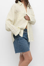 Load image into Gallery viewer, MASSIMO DUTI x Yellow Striped Cotton Buttonup (XS-M)