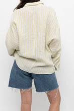 Load image into Gallery viewer, MASSIMO DUTI x Yellow Striped Cotton Buttonup (XS-M)
