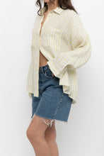 Load image into Gallery viewer, MASSIMO DUTI x Yellow Striped Cotton Buttonup (XS-M)