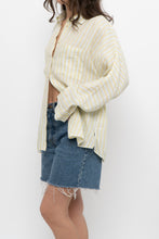 Load image into Gallery viewer, MASSIMO DUTI x Yellow Striped Cotton Buttonup (XS-M)