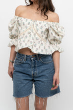 Load image into Gallery viewer, Modern x Cropped Off-Shoulder Floral Top (XS-M)