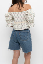 Load image into Gallery viewer, Modern x Cropped Off-Shoulder Floral Top (XS-M)