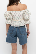 Load image into Gallery viewer, Modern x Cropped Off-Shoulder Floral Top (XS-M)