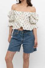 Load image into Gallery viewer, Modern x Cropped Off-Shoulder Floral Top (XS-M)