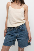 Load image into Gallery viewer, BANANA REPUBLIC x Pale Yellow Pure Cashmere Tank (S, M)