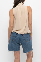 Load image into Gallery viewer, Vintage x MAX MARA Nude Silk Blouse (S, M)