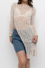 Load image into Gallery viewer, PALOMA WOOL x Cream Sheer Knit Sweater (XS, S)
