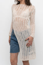 Load image into Gallery viewer, PALOMA WOOL x Cream Sheer Knit Sweater (XS, S)