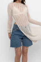 Load image into Gallery viewer, PALOMA WOOL x Cream Sheer Knit Sweater (XS, S)