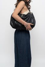 Load image into Gallery viewer, Vintage x MARCIANO Black Leather Oversized Purse