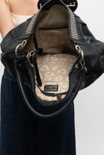 Load image into Gallery viewer, Vintage x MARCIANO Black Leather Oversized Purse
