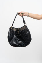 Load image into Gallery viewer, Vintage x MARCIANO Black Leather Oversized Purse