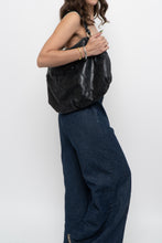 Load image into Gallery viewer, Vintage x MARCIANO Black Leather Oversized Purse