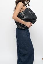 Load image into Gallery viewer, Vintage x MARCIANO Black Leather Oversized Purse