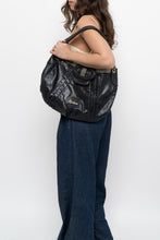 Load image into Gallery viewer, Vintage x MARCIANO Black Leather Oversized Purse