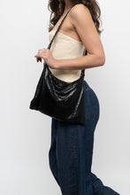 Load image into Gallery viewer, Vintage x WHITING &amp; DAVIS Black Chainlink Purse