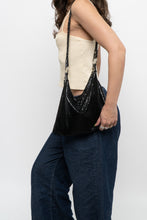Load image into Gallery viewer, Vintage x WHITING &amp; DAVIS Black Chainlink Purse